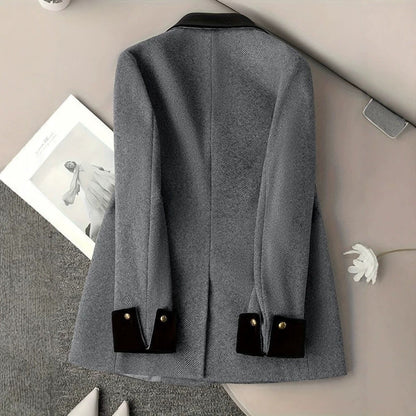 Camille Kruvaze Uzun Blazer Ceket