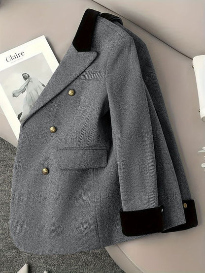 Camille Kruvaze Uzun Blazer Ceket