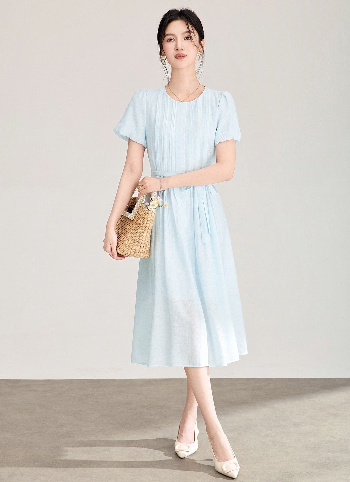Isabelle Zarif Midi Elbise