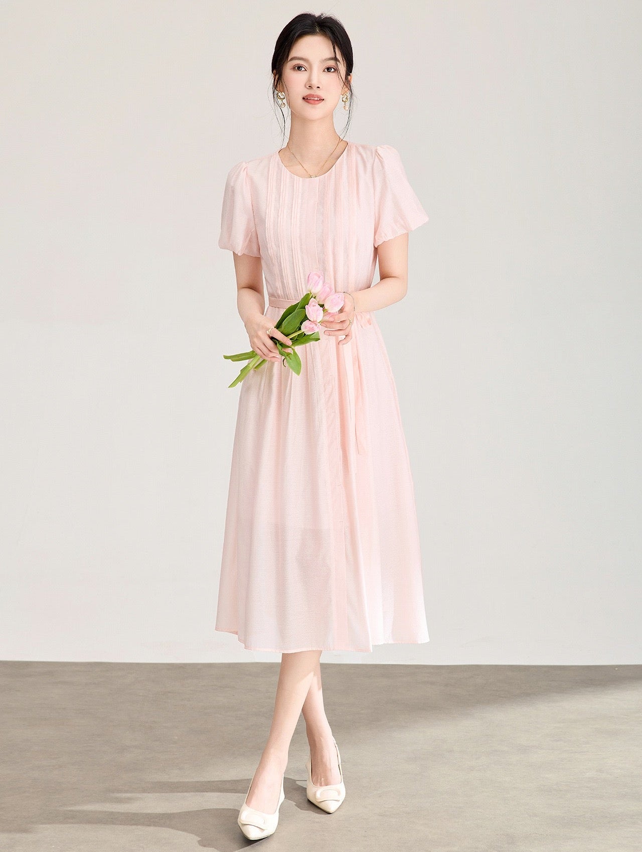 Isabelle Zarif Midi Elbise