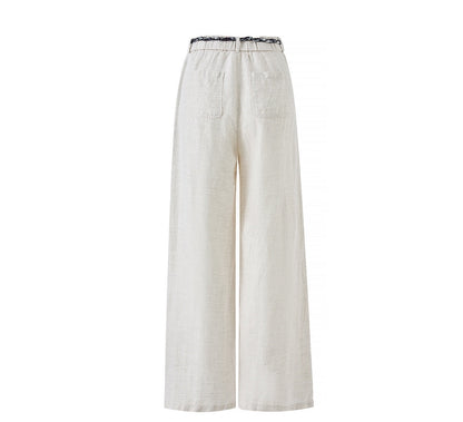 Elara Tencel Keten Karışımlı Bol Paça Pantolon