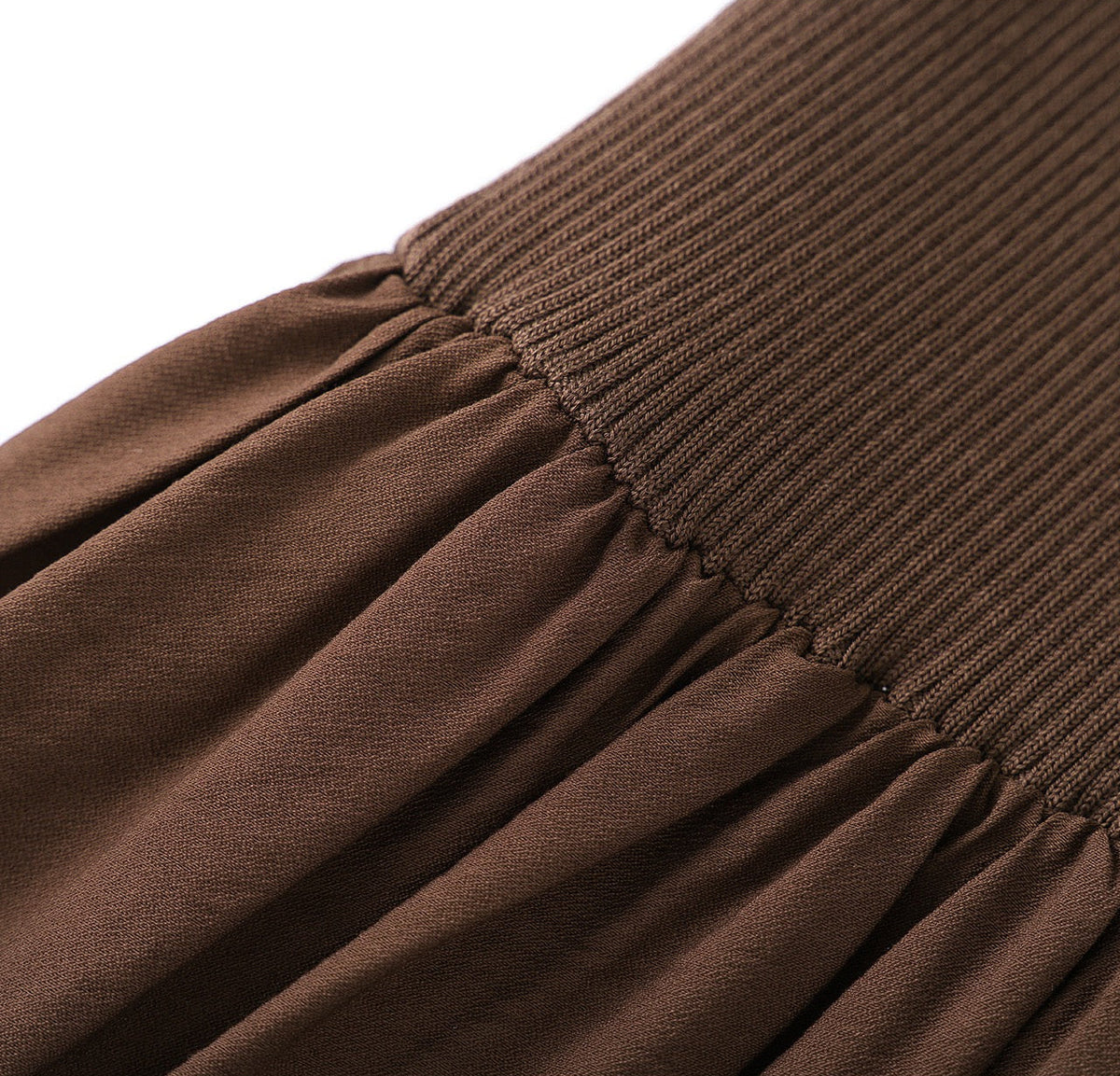 Margot Triko Detaylı Maxi Elbise