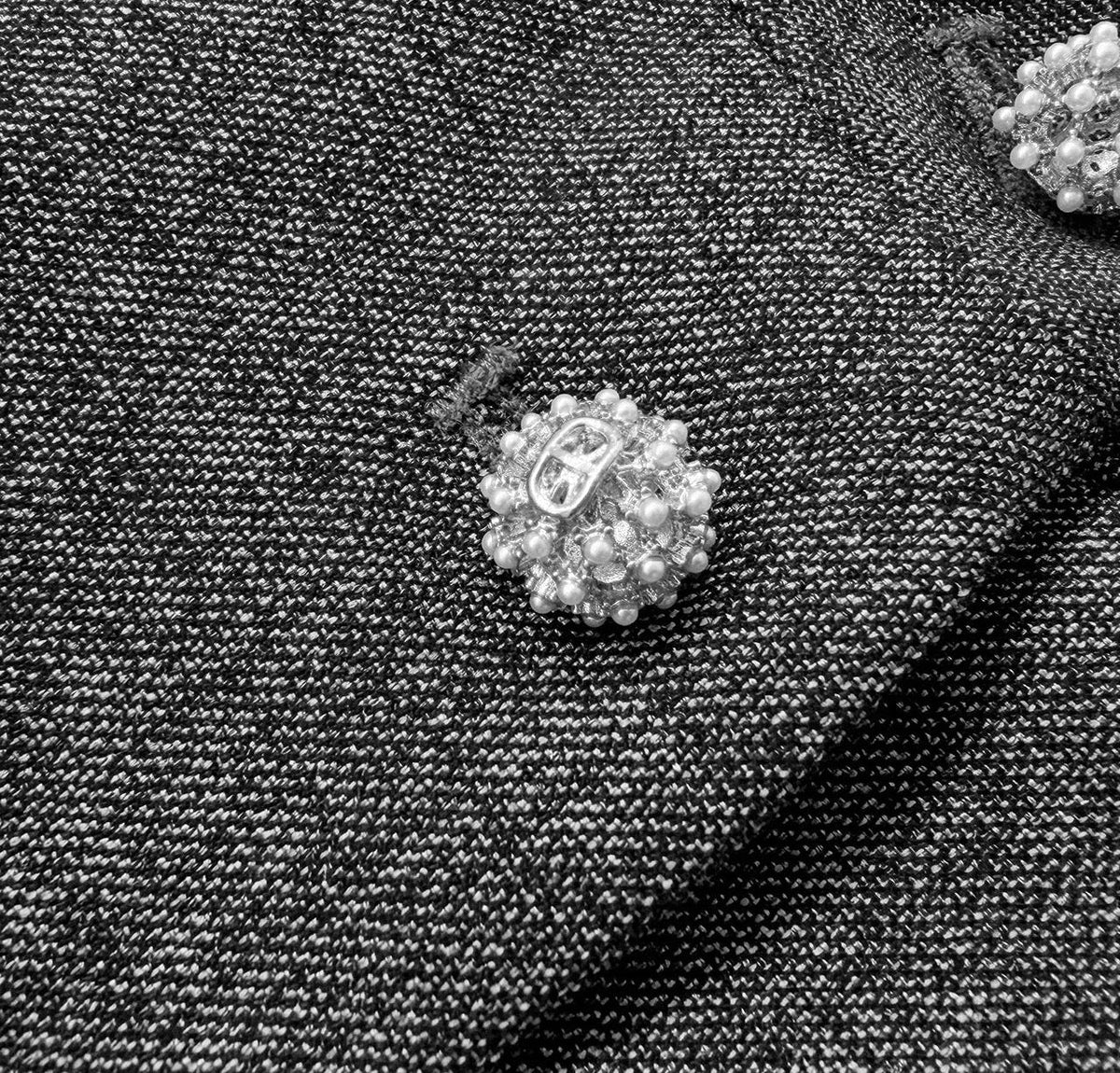 Margot Vintage Dik Yaka Midi Elbise