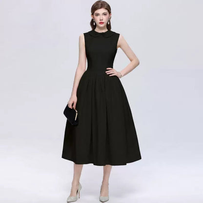 Aurelia Vintage Bebe Yaka Maxi Elbise