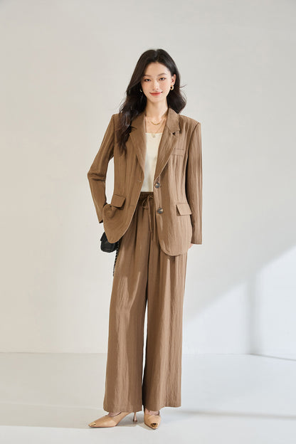 Tencel, Keten ve Rayon Karışımlı Kumaş Takım Elbise