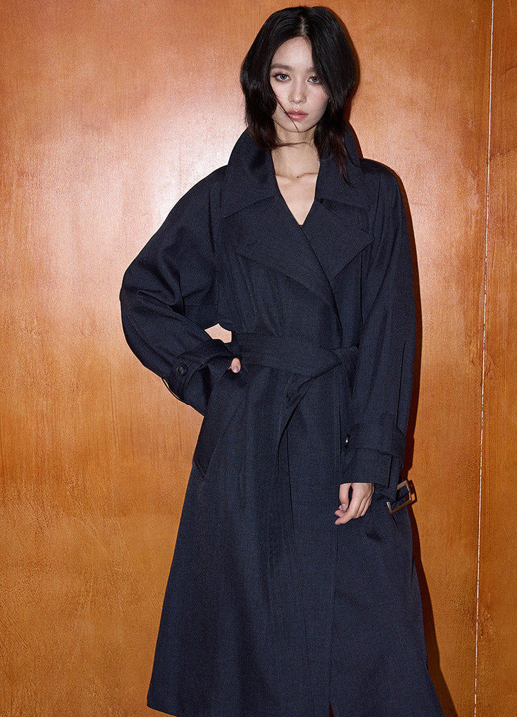 Oversize British Stil Trençkot