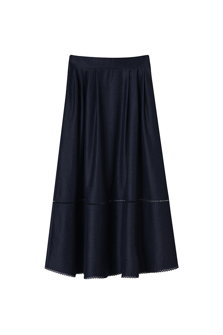 Celeste Denim Görünümlü İkili Takım