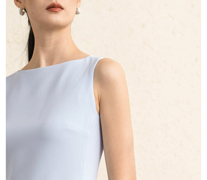 Selene Saten Midi Elbise