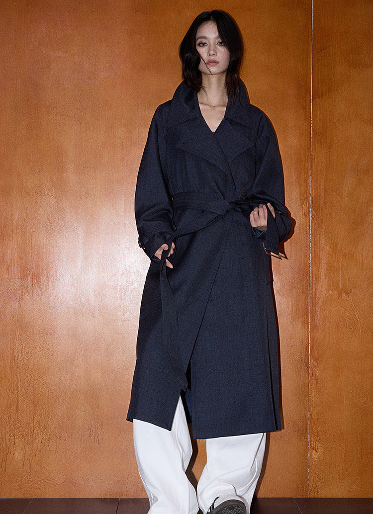 Oversize British Stil Trençkot