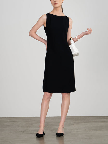 Selene Saten Midi Elbise