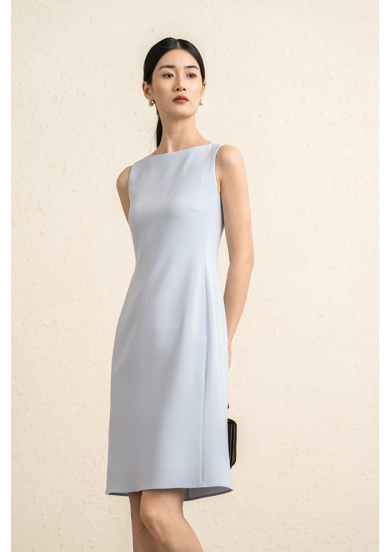 Selene Saten Midi Elbise