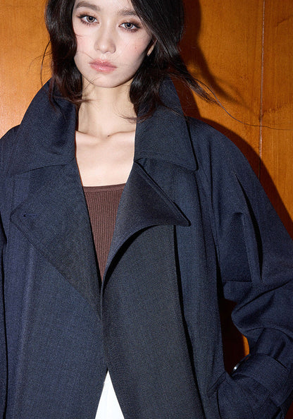 Oversize British Stil Trençkot