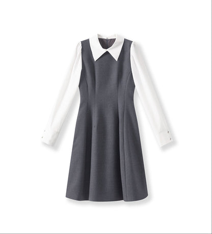 Sophia Şehir Stili İkili Görünümlü Elbise