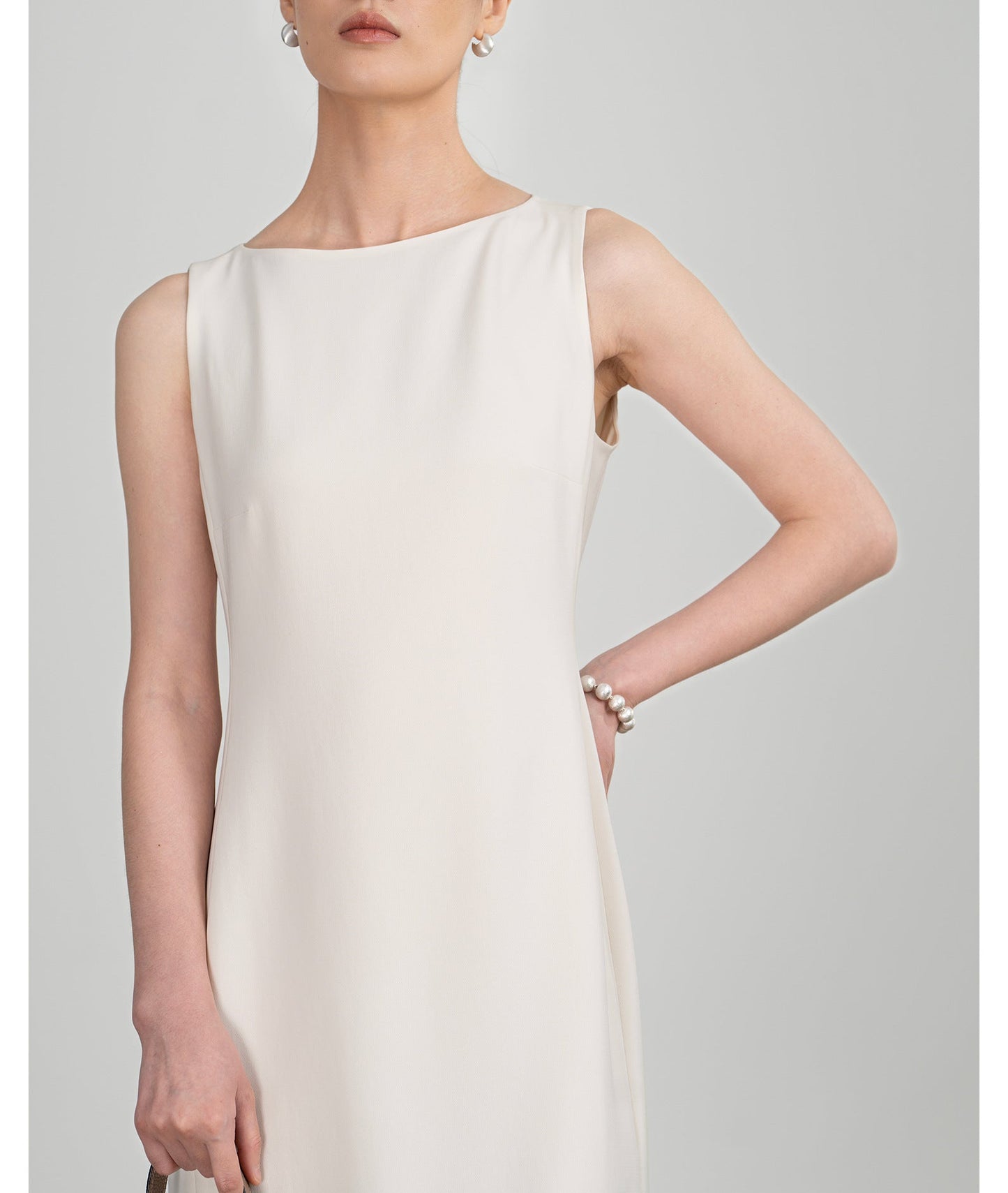 Selene Saten Midi Elbise