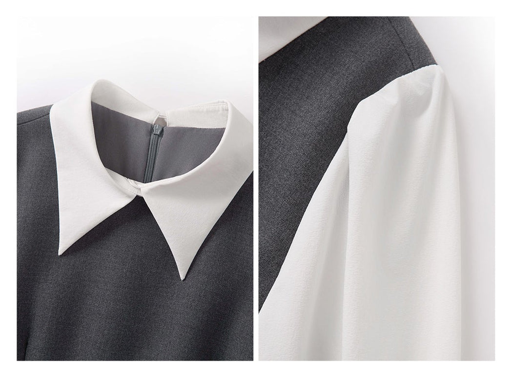 Sophia Şehir Stili İkili Görünümlü Elbise