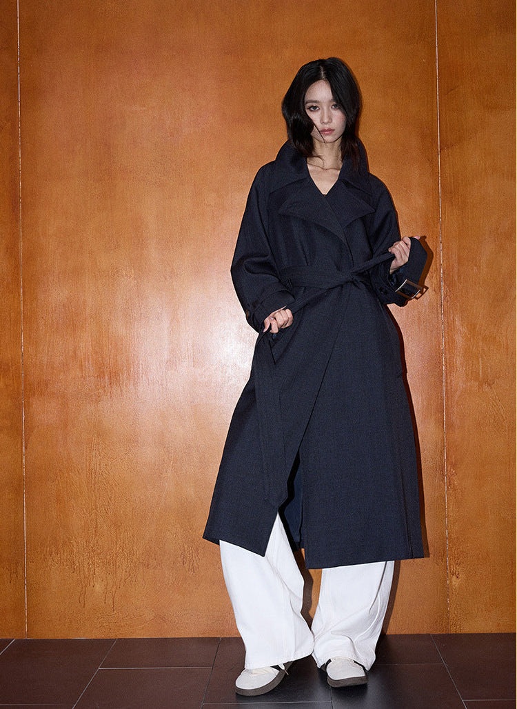 Oversize British Stil Trençkot