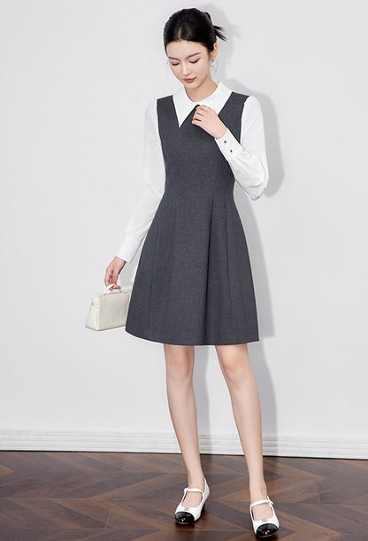 Sophia Şehir Stili İkili Görünümlü Elbise