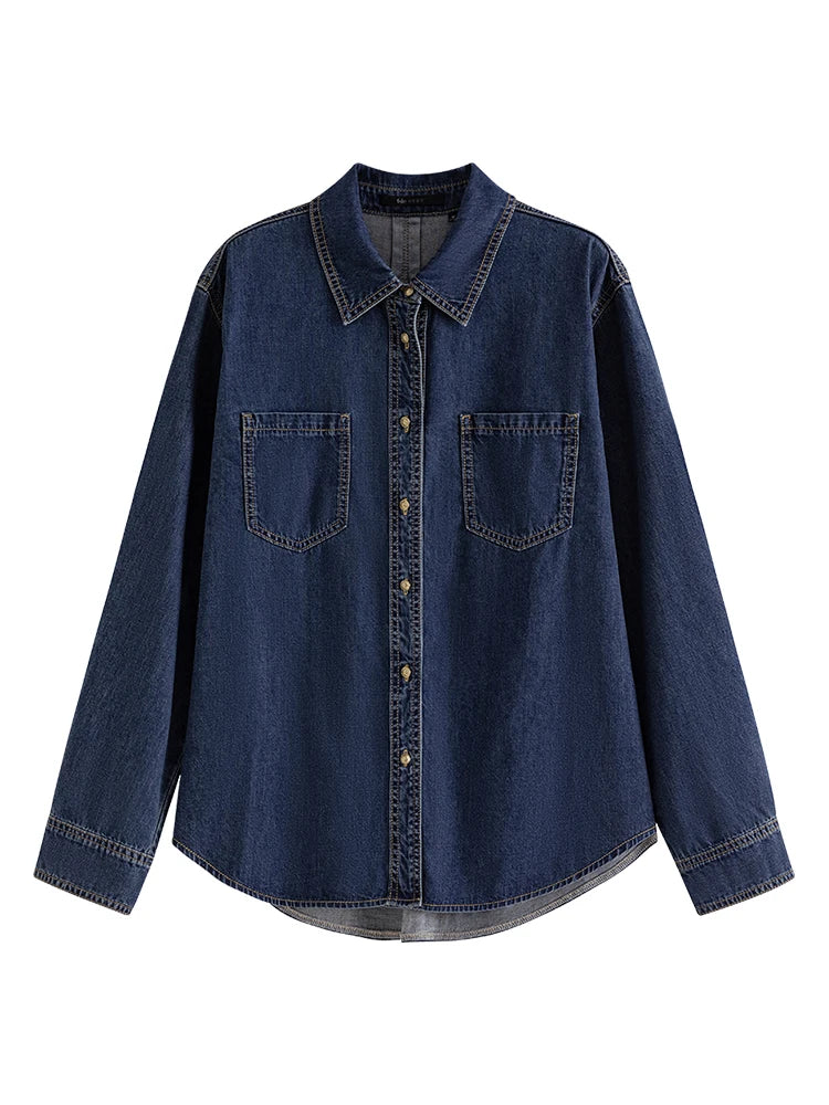 Yumuşak Denim Gömlek