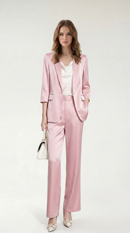 Rosalie Pudra Blazer&Pantolon Takım