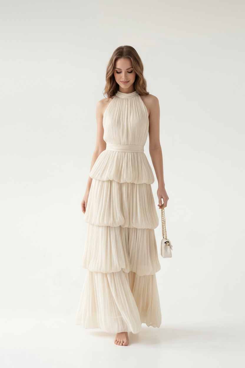 Celestine Halter Kat Kat Maxi Elbise
